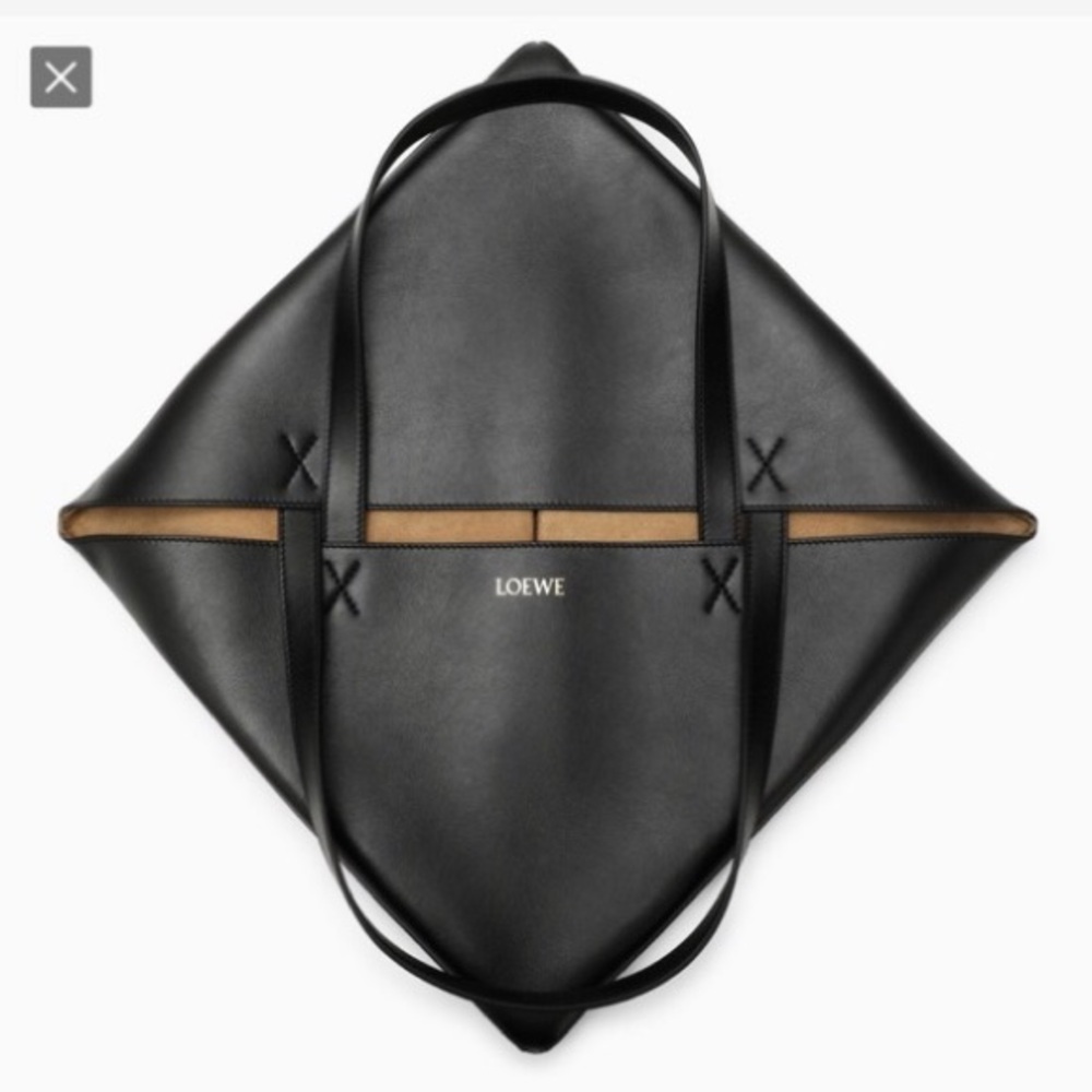 L💥E💥W💥E Origami Style Handbag | Black Classic Mini Tote - Picture 10 of 10